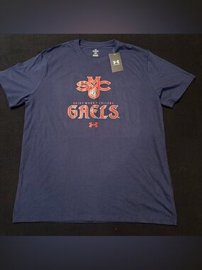 Saint Mary's Gaels Under Armor Blue Short Sleeve Mens XL NWT